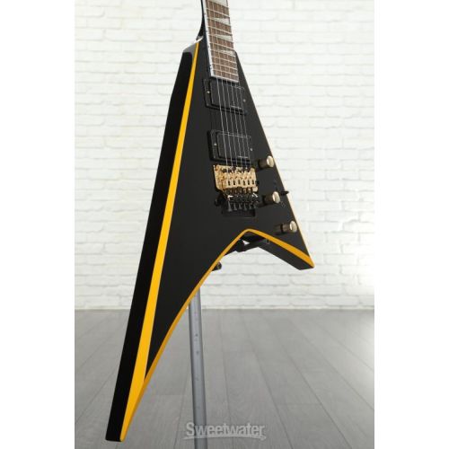  Jackson X Series Rhoads RRX24 - Black with Yellow Bevels