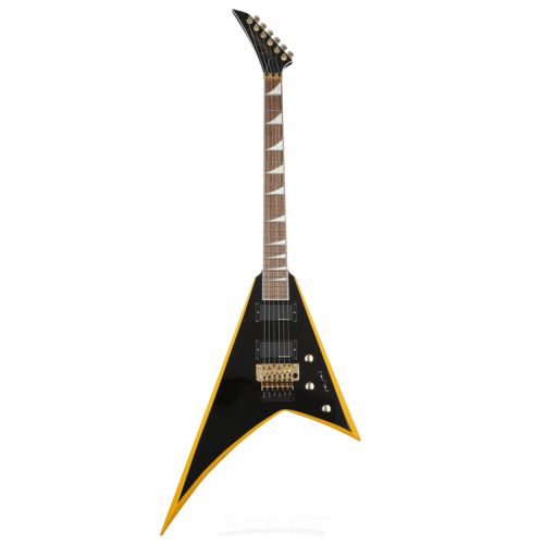  Jackson X Series Rhoads RRX24 - Black with Yellow Bevels