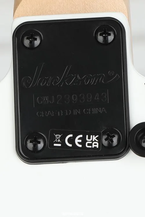  Jackson JS Series King V JS32 - White with Black Bevels