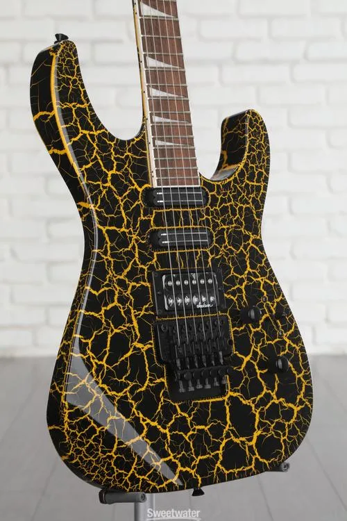  Jackson X Series Soloist SL3X DX Electric Guitar - Yellow Crackle
