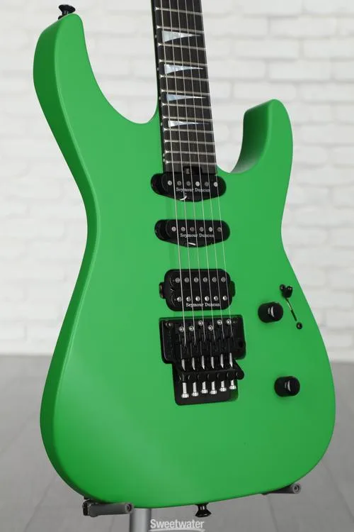  Jackson American Series Soloist SL3 Electric Guitar - Satin Slime Green Demo