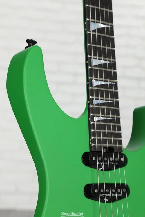  Jackson American Series Soloist SL3 Electric Guitar - Satin Slime Green Demo