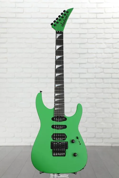  Jackson American Series Soloist SL3 Electric Guitar - Satin Slime Green Demo