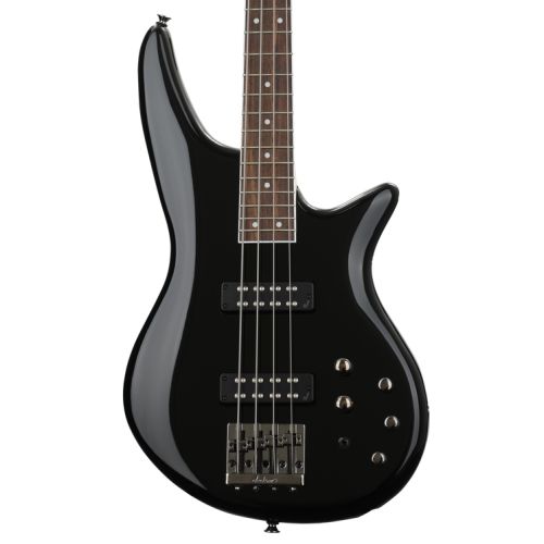  Jackson Spectra JS3 Bass Guitar Essentials Bundle - Gloss Black