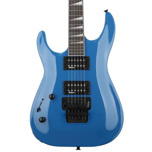  Jackson Dinky Arch Top JS32 DKA Left-handed Essentials Bundle - Bright Blue