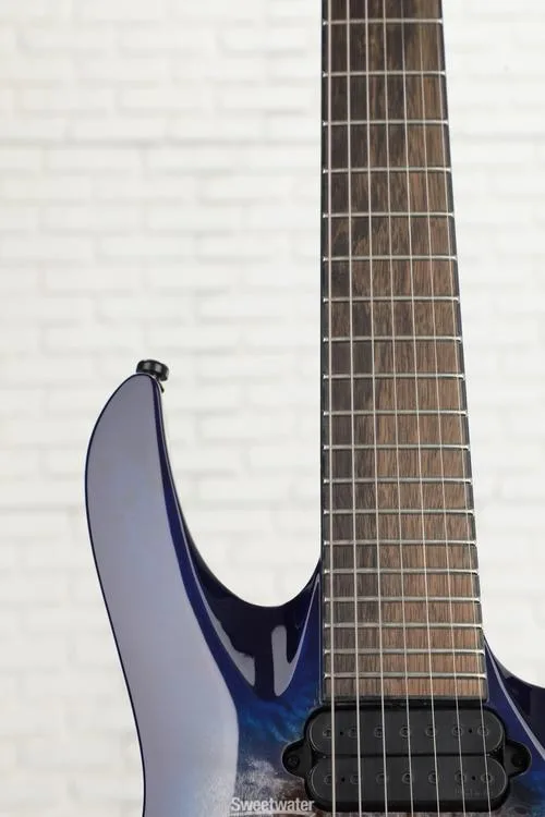  Jackson Pro Series Chris Broderick Signature FR7 Soloist Electric Guitar - Transparent Blue