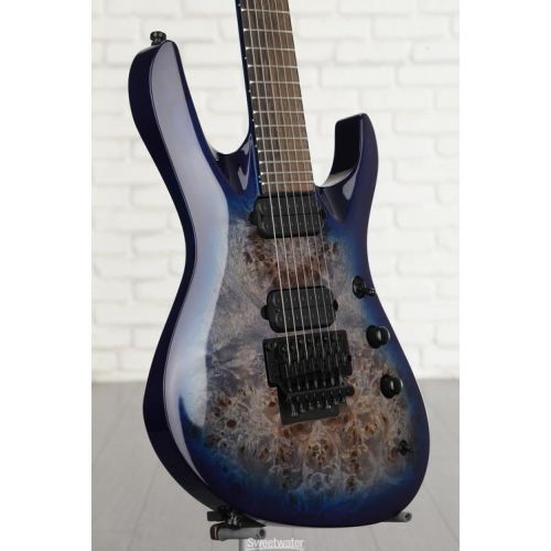  Jackson Pro Series Chris Broderick Signature FR7 Soloist Electric Guitar - Transparent Blue