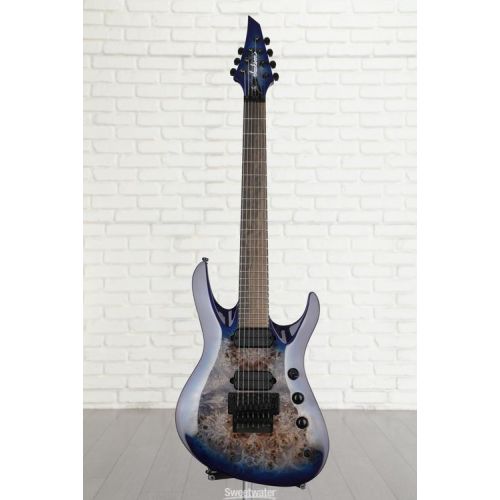  Jackson Pro Series Chris Broderick Signature FR7 Soloist Electric Guitar - Transparent Blue