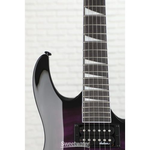  Jackson JS Series Dinky Arch Top JS32Q DKA HT Electric Guitar - Transparent Purple Burst