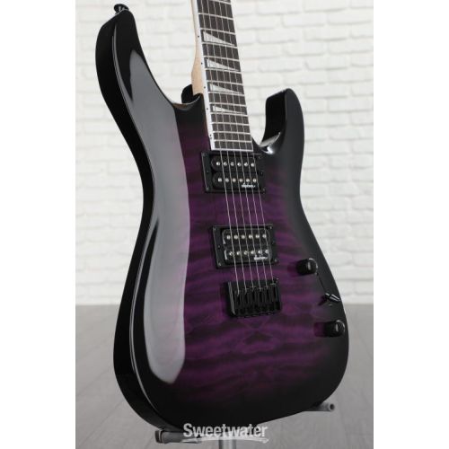  Jackson JS Series Dinky Arch Top JS32Q DKA HT Electric Guitar - Transparent Purple Burst