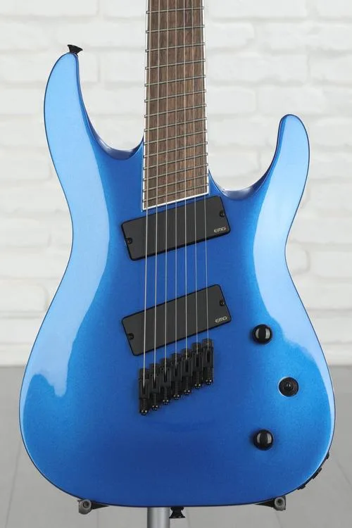 Jackson X Series Soloist Arch Top SLAT7 Multi-Scale - Metallic Blue