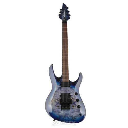  Jackson Pro Series Chris Broderick Signature FR6 Soloist Electric Guitar - Transparent Blue