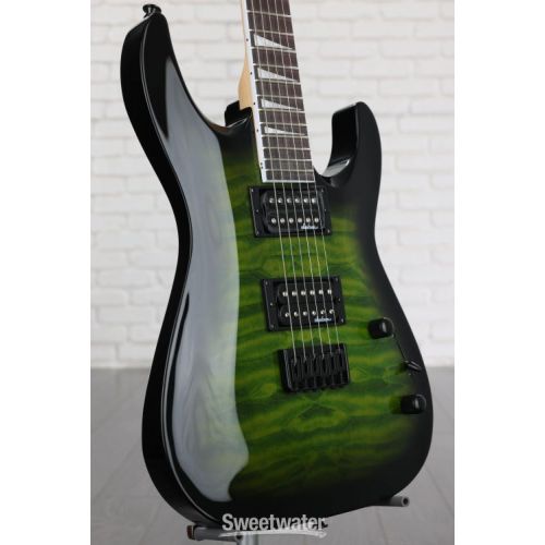  Jackson JS Series Dinky Arch Top JS32Q DKA HT Electric Guitar - Transparent Green Burst