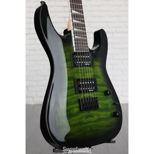  Jackson JS Series Dinky Arch Top JS32Q DKA HT Electric Guitar - Transparent Green Burst