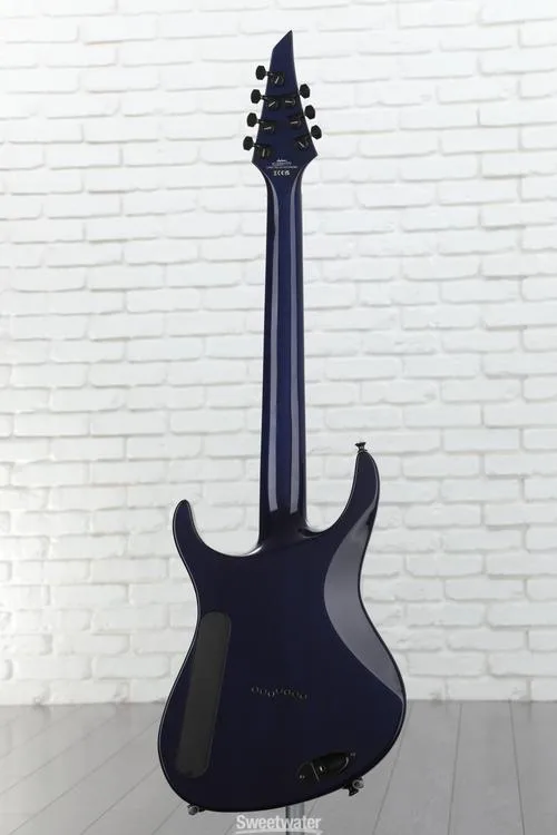  Jackson Pro Series Chris Broderick Signature HT7 Soloist Electric Guitar - Transparent Blue Demo