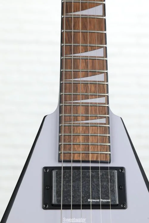  Jackson X Series Rhoads RRX24 - Battle Ship Gray with Black Bevels