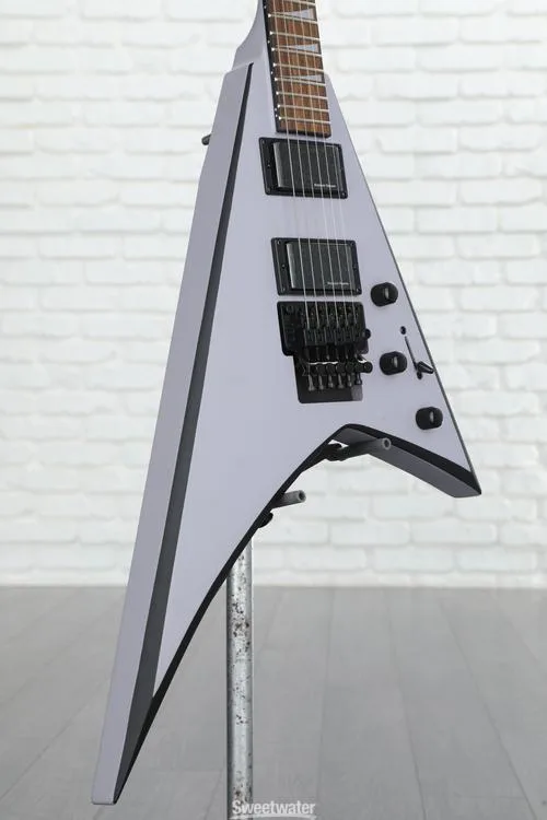  Jackson X Series Rhoads RRX24 - Battle Ship Gray with Black Bevels