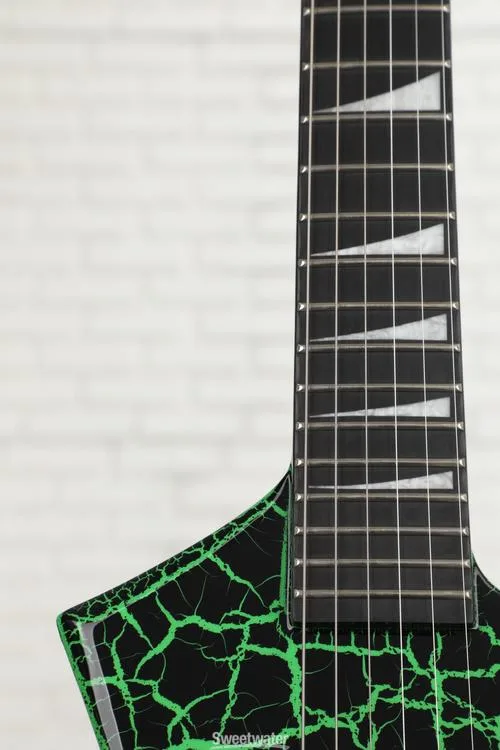  Jackson Pro Series Signature Brandon Ellis Kelly Electric Guitar - Green Crackle