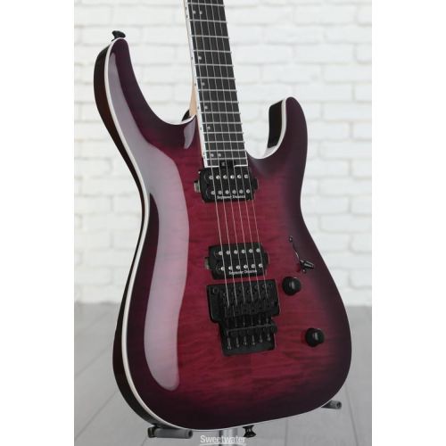  Jackson Pro Plus Series Dinky DKAQ Electric Guitar - Transparent Purple Burst