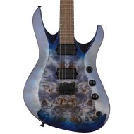 Jackson Pro Series Chris Broderick Signature HT6 Soloist Electric Guitar - Transparent Blue