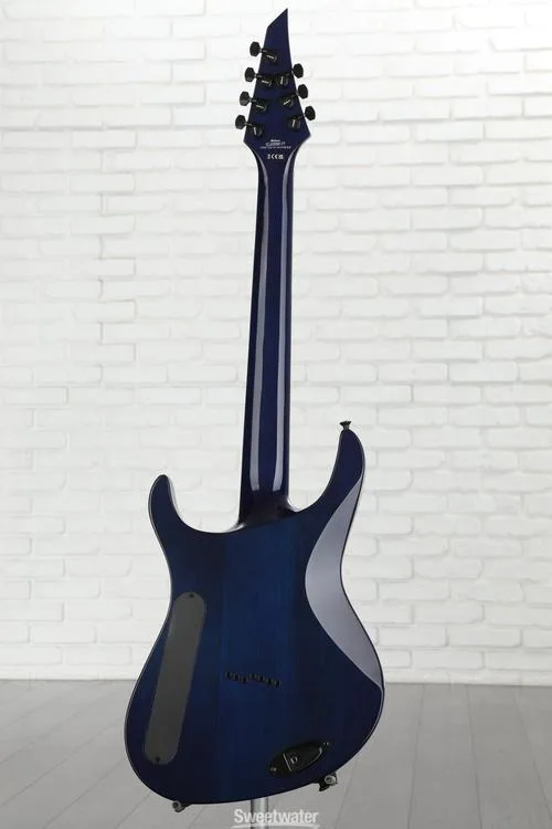  Jackson Pro Series Chris Broderick Signature HT7 Soloist Electric Guitar - Transparent Blue