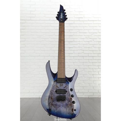  Jackson Pro Series Chris Broderick Signature HT7 Soloist Electric Guitar - Transparent Blue