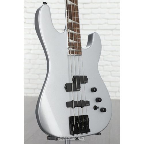  Jackson X Series Signature David Ellefson 30th Anniversary Concert Bass CBX IV - Quicksilver with Laurel Fingerboard