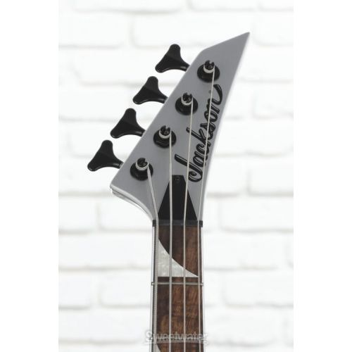  Jackson X Series Signature David Ellefson 30th Anniversary Concert Bass CBX IV - Quicksilver with Laurel Fingerboard