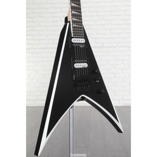  Jackson JS Series King V JS32 - Black with White Bevels