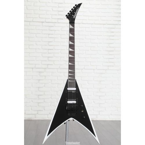  Jackson JS Series King V JS32 - Black with White Bevels