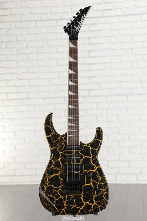  Jackson X Series Soloist SL3X DX Electric Guitar - Yellow Crackle Used