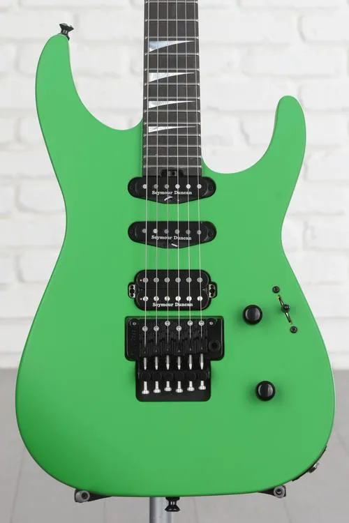 Jackson American Series Soloist SL3 Electric Guitar - Satin Slime Green