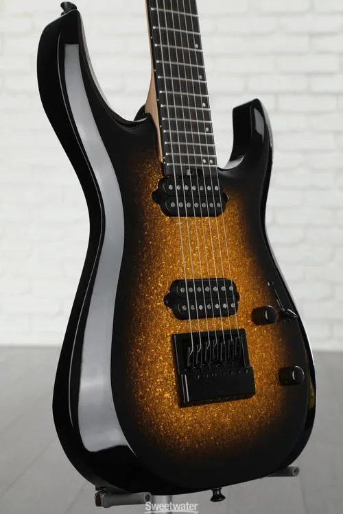  Jackson Pro Plus Series DK Modern EverTune 7 Electric Guitar - Gold Sparkle Used