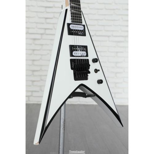  Jackson JS Series King V JS32 - White with Black Bevels Demo