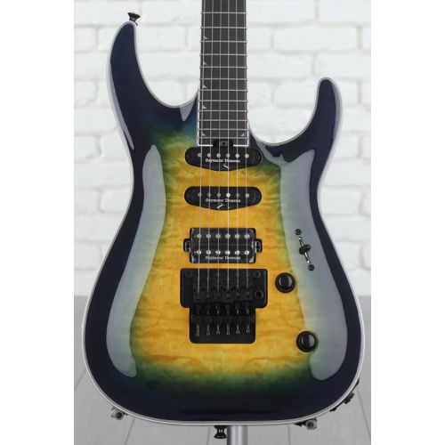  Jackson Pro Plus Series Soloist SLA3Q Electric Guitar - Amber Blue Burst