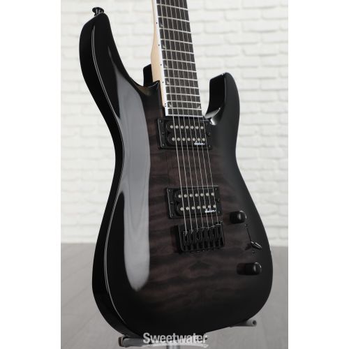  Jackson JS Series Dinky Arch Top JS22Q-7 DKA HT Electric Guitar - Transparent Black Burst