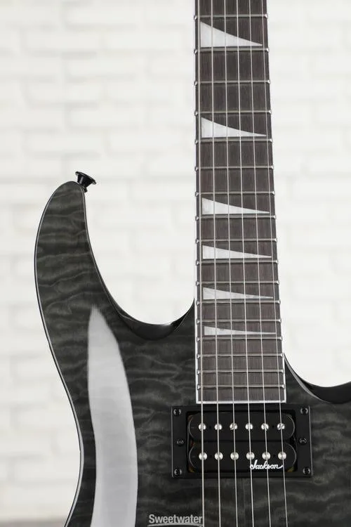  Jackson Dinky Arch Top JS32Q DKA - Transparent Black