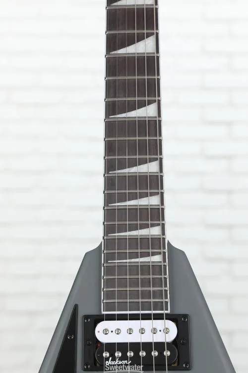  Jackson Rhoads JS32 Left-handed Electric Guitar - Satin Gray Demo