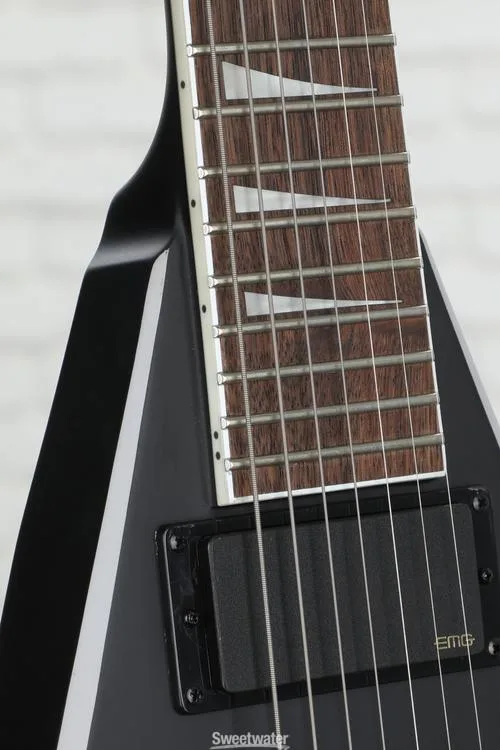  Jackson X Series King V KVX-MG7 Electric Guitar - Satin Black with Primer Gray Bevels