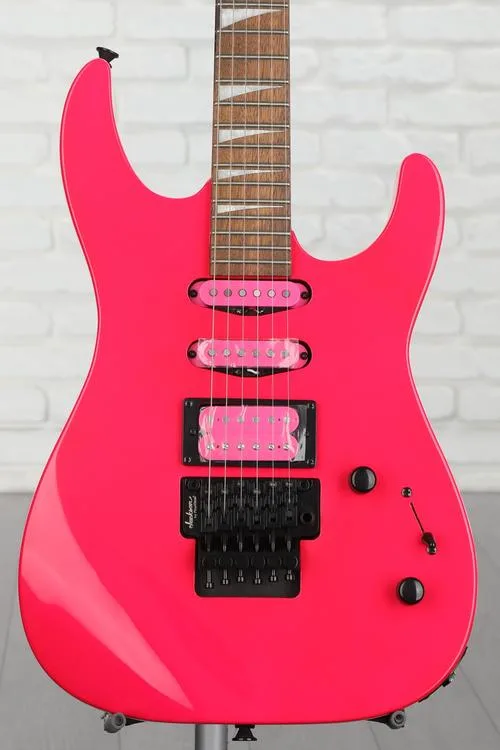 Jackson X Series Dinky DK3XR HSS Electric Guitar - Neon Pink