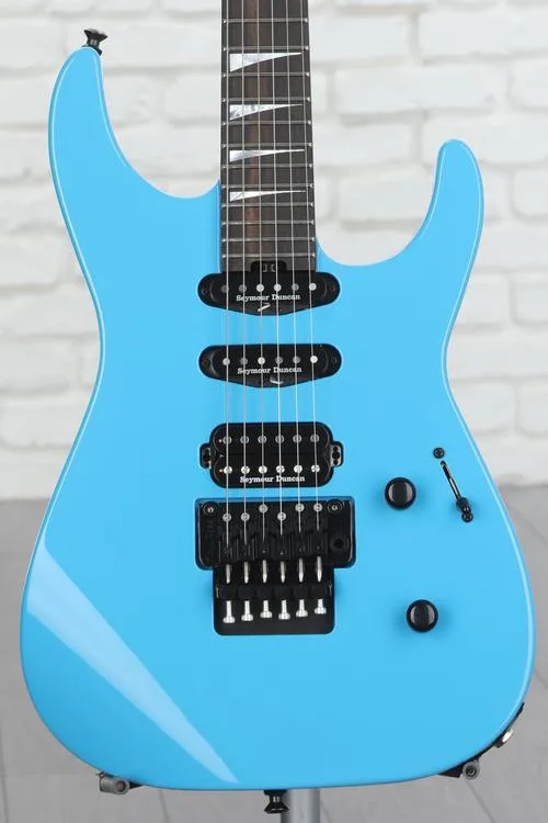 Jackson American Series Soloist SL3 Electric Guitar - Riviera Blue Demo