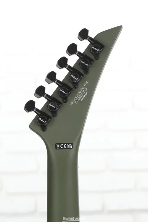  Jackson X Series Rhoads RRX24 - Matte Army Drab with Black Bevels