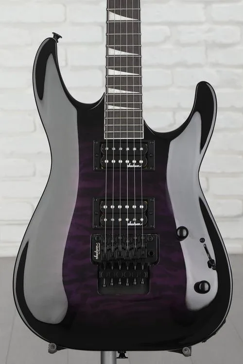 Jackson Dinky Arch Top JS32Q DKA - Transparent Purple Burst