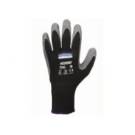 Jackson Safety G40 Latex Coated Gloves (97272), Black & Grey, Large (9), 60 Pairs/ Case, 5 Bags of 12 Pairs