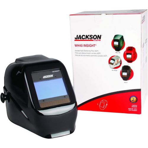  Jackson Safety 46131 Insight Variable Auto Darkening Welding Helmet, HaloX,Black