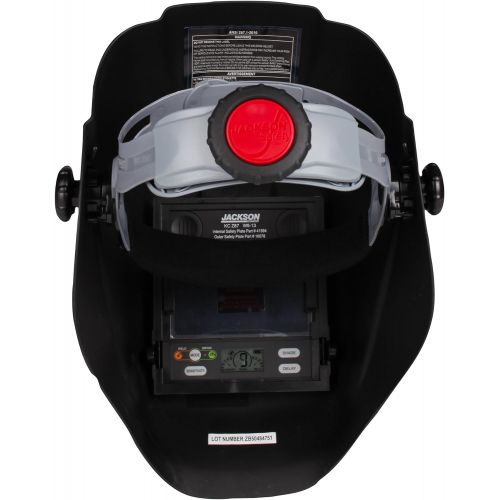  Jackson Safety 46131 Insight Variable Auto Darkening Welding Helmet, HaloX,Black