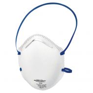 Jackson Safety R10 N95 Particulate Respirator (64230), No Valve, White with Blue Strap, 160 Respirators / Case, 20 / Box, 8 Boxes