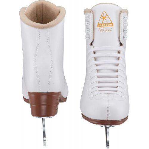  [아마존베스트]Jackson Ultima Excel White Figure Ice Skates for Women and Girls - Improved, JUST LAUNCHED 2019