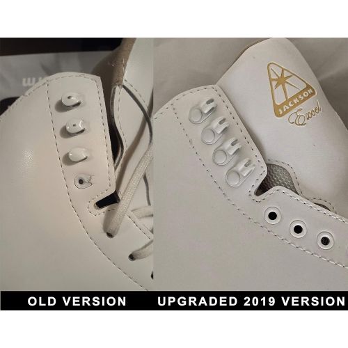  [아마존베스트]Jackson Ultima Excel White Figure Ice Skates for Women and Girls - Improved, JUST LAUNCHED 2019