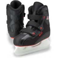 [아마존베스트]Jackson Ultima Softec ST2407 Black Ice Skates with Hockey Blade for Kids, Toddler and Youth